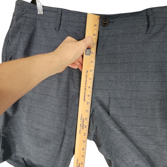 ONeill Hybrid Board Short 40 Men Crossover Cargo Blue Plaid 10"‎ Swim Beach Surf - Picture 6 of 13